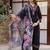 Women Floral Embroidered Regular Thread Work Kurta with Palazzos & With Dupatta