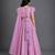 Lavender Embroidered Cotton Silk Lehenga Set