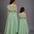 Pastel Green Embroidered Cotton Silk Lehenga Set