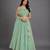 Pastel Green Embroidered Cotton Silk Lehenga Set
