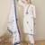 Women Floral Embroidered Regular Thread Work Pure Cotton Kurta with Trousers & With Dupatta