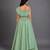 Pastel Green Embroidered Cotton Silk Lehenga Set