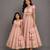 Blush Pink Embroidered Brocade Lehenga Set