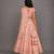 Blush Pink Embroidered Brocade Lehenga Set