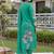 Women Floral Printed Regular Beads and Stones Kurta with Trousers & With Dupatta