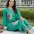 Women Floral Printed Regular Beads and Stones Kurta with Trousers & With Dupatta