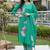 Women Floral Printed Regular Beads and Stones Kurta with Trousers & With Dupatta