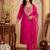 Women Ethnic Motifs Embroidered Regular Sequinned Kurta with Trousers & With Dupatta