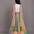 Multicolor Embroidered Chanderi Lehenga Set