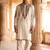 roman silk fabric embroidery mens designer party wear kurta pajama.