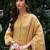 Women Floral Printed Regular Thread Work Linen Kurta with Trousers & With Dupatta