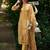 Women Floral Printed Regular Thread Work Linen Kurta with Trousers & With Dupatta