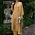 Women Floral Printed Regular Thread Work Linen Kurta with Trousers & With Dupatta
