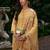 Women Floral Printed Regular Thread Work Linen Kurta with Trousers & With Dupatta