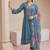 Women Floral Embroidered Regular Mirror Work Kurta with Trousers & With Dupatta