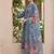 Women Floral Embroidered Regular Mirror Work Kurta with Trousers & With Dupatta