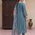 Women Floral Embroidered Regular Mirror Work Kurta with Trousers & With Dupatta