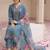 Women Floral Embroidered Regular Mirror Work Kurta with Trousers & With Dupatta