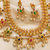 Multicolor guttapoosalu necklace set