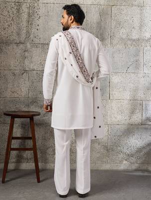 Mens kurta pant with dupatta 2