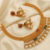 Multicolor necklace set with pearls