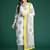 Ethnic Motifs Printed Sequinned Pure Cotton Kurta With Trousers & Dupatta