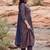 Women Paisley Printed Pleated Mirror Work Pure Cotton Kurta with Trousers & With Dupatta