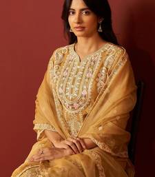 Women Ethnic Motifs Embroidered Kurta with Pyjama & Dupatta