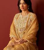 Women Ethnic Motifs Embroidered Kurta with Pyjama & Dupatta