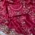 red color codding with thread embroidery work with cutwork border silk blend saree