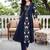 Women Floral Printed Empire Pure Cotton Kurta with Trousers