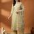 Women Ethnic Motifs Regular Linen Kurta with Trousers & With Dupatta