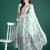 Ethnic Motifs Printed Pleated Pure Cotton Kurta with Trousers & Dupatta