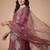 Women Floral Embroidered Regular Thread Work Kurta with Trousers & With Dupatta
