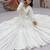 Navratri special white pure cotton anarkali gown with gold lace work
