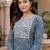 Women Floral Embroidered Regular Thread Work Pure Cotton Kurta with Trousers