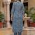 Women Floral Embroidered Regular Thread Work Pure Cotton Kurta with Trousers