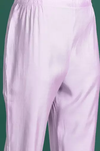 Floral Embroidered Sequinned Kurta with Trousers & Dupatta