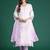 Floral Embroidered Sequinned Kurta with Trousers & Dupatta