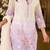 Floral Embroidered Sequinned Straight Organza Kurta With Trousers And Dupatta