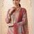 Women Women Dyed Regular Thread Work Kurta with Trousers & With Dupatta