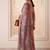 Women Women Dyed Regular Thread Work Kurta with Trousers & With Dupatta