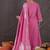 Women Floral Embroidered Regular Thread Work Pure Cotton Kurta with Trousers & With Dupatta
