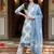 Women Floral Printed Regular Pure Cotton Kurta with Trousers & With Dupatta