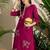 Women Ethnic Motifs Embroidered Regular Thread Work Pure Cotton Kurta with Trousers