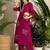 Women Ethnic Motifs Embroidered Regular Thread Work Pure Cotton Kurta with Trousers