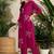 Women Ethnic Motifs Embroidered Regular Thread Work Pure Cotton Kurta with Trousers