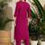 Women Ethnic Motifs Embroidered Regular Thread Work Pure Cotton Kurta with Trousers