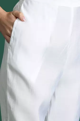 Ethnic Motifs Embroidered Kurta with Trousers & With Dupatta