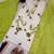 Women's white embroidered kurta with lime green palazzo & chiffon dupatta set